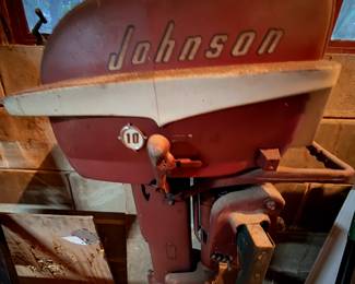 Vintage Johnson outboard motor