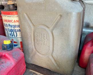 Military type gas canister