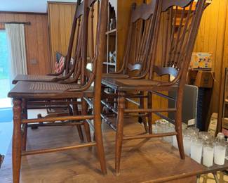 Antique Tables and chairs