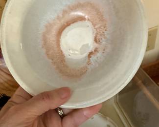 Signed Gisela pottery bowl