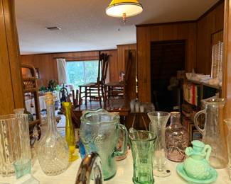 Vintage glassware