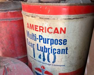 Gear lubricant large can
