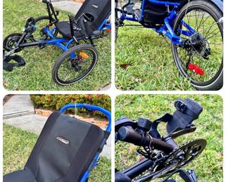 Catrike- Recumbent. Bid on Hibid - local pickup in Pinellas Park, FL.