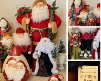 Santa Christmas Collection. Bid on Hibid - local pickup in Pinellas Park, FL.