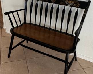 Windsor-Style Settee Bench