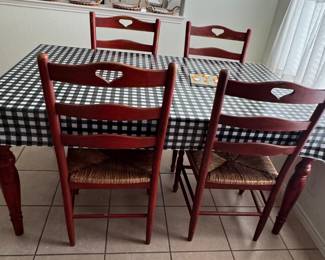 Table and chairs