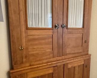 Corner Cupboard with paneled two door