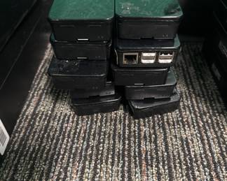 A group of raspberry pi