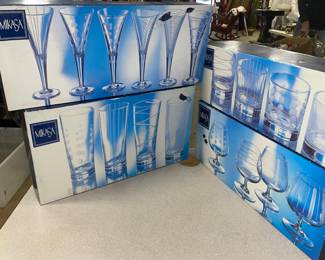 Four boxes of crystal