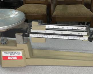 a triple beam scale