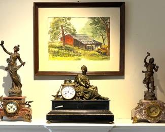 Antique French clocks