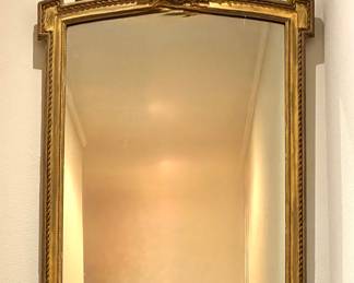 53” French gilt mirror
