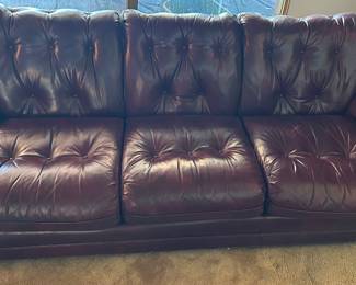 Hancock and Moore Leather Sofa