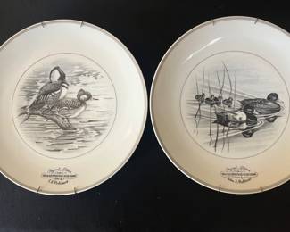 Abercrombie & Fitch Federal Duck Stamp Collector Plates by Limoges in France
