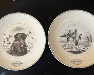 Abercrombie & Fitch Federal Duck Stamp Collector Plates by Limoges in France