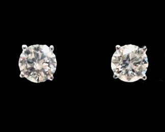 6ctw Diamond Stud in White Gold Setting
