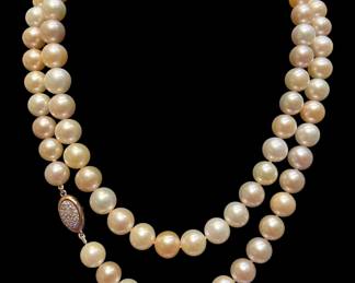 Opera Length Pearl Necklace