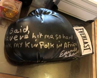 Autographed boxing glove!