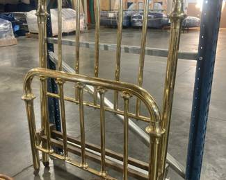 Brass twin bed head & foot board
