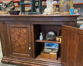 Beautiful large cabinet, Jewelry box with mirror and secret drawer