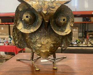 Copper owl designed by Curtis Jere for Artisan House