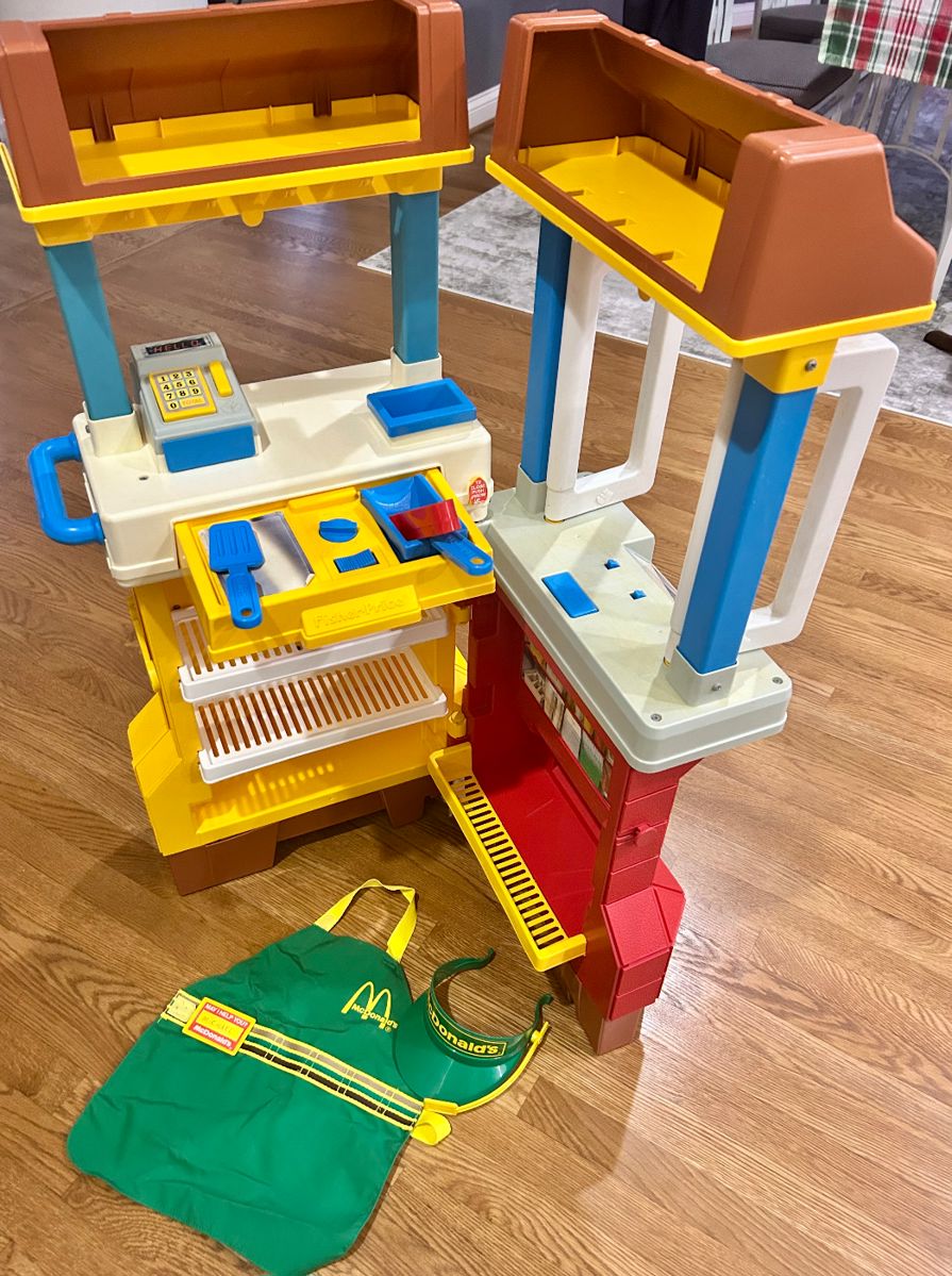 Vintage Fisher Price folding toy MacDonalds. $250