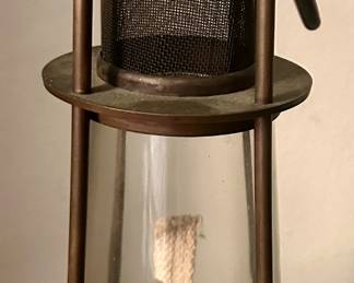 Brass Coal Miners Lantern $85