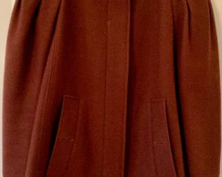 Burberry Brit burgundy winter coat size 2 $135