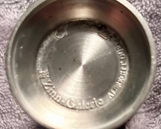 SKS Pewter Albrecht Durer Zinn Galerie German Vntg Collectible 2.5”h Shot Glass $35