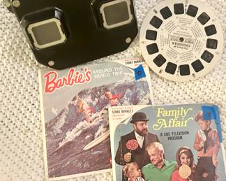 Bakelite View master $20
Barbie & Family affair Disc sets $10ea