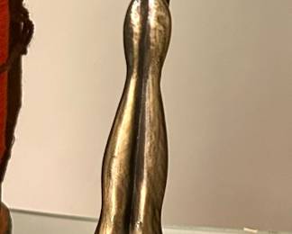 Vntg Sarsaparilla Deco Design #270 Nude Nymph Sculpture Legs In Air Electric Mic $75