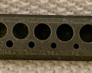 THE CLEVELAND TWIST DRILL CO. ANTIQUE IRON DRILL BIT HOLDER STAND $50