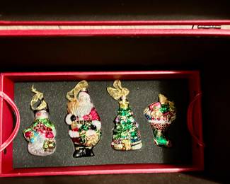 Vintage Box of 12 Collectible Ornaments $120
Possibly Radco or Frontgate