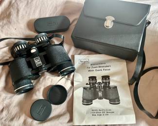 Zoom Quick Focus Binoculars 7-15xx 35mm model: #473 25190 with case $50