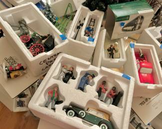 Dept 56, Snow & Heritage Christmas Village pieces.