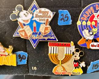 Disney Chanukah pins