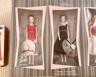 Barbie ornaments. Accessories $10
3 Barbie Ornament Set $35