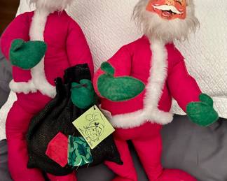 2 Annalee 18” vintage red elves $45