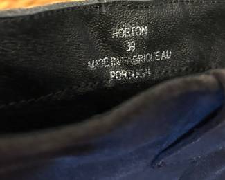 Horton 20”h New Boots Gray Blue Suede, sz 8/39 $75