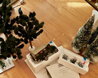 Dept 56, Snow & Heritage Christmas Village pieces.