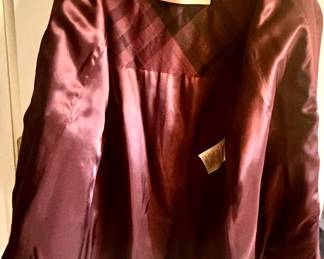Burberry Brit burgundy winter coat size 2 $135