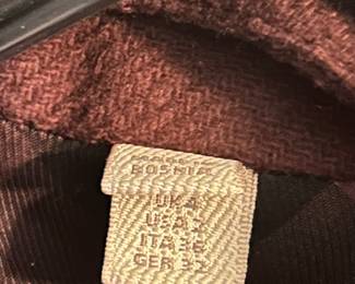 Burberry Brit burgundy winter coat size 2 $135