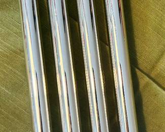 4 Vintage silver candles $20