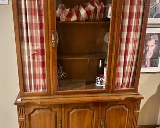 46”w Italian Kitchen Vintage China Hutch $115