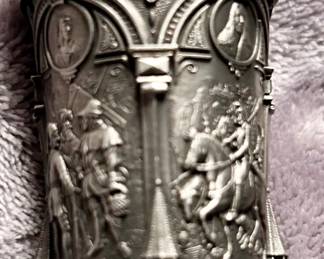 SKS Pewter Albrecht Durer Zinn Galerie German Vntg Collectible 2.5”h Shot Glass $35