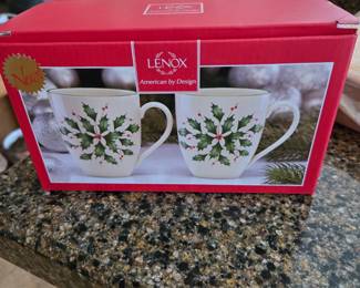 Lenox coffee mugs