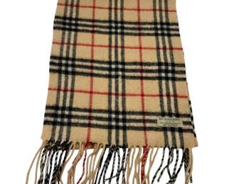Burberry Classic Check 50% Cashmere / 50% Wool Scarf
