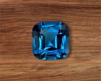 20.73 Carat Sapphire Blue Topaz