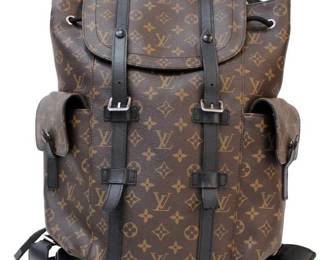 Louis Vuitton Monogram Macassar Christopher PM Backpack
