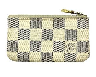 Louis Vuitton Damier Azur Key Pouch (Key Cles)